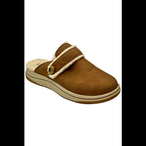 CLOUDSTEPPERS Women's by Clarks Breeze Cross Athleisure Mule Taupe - Wide